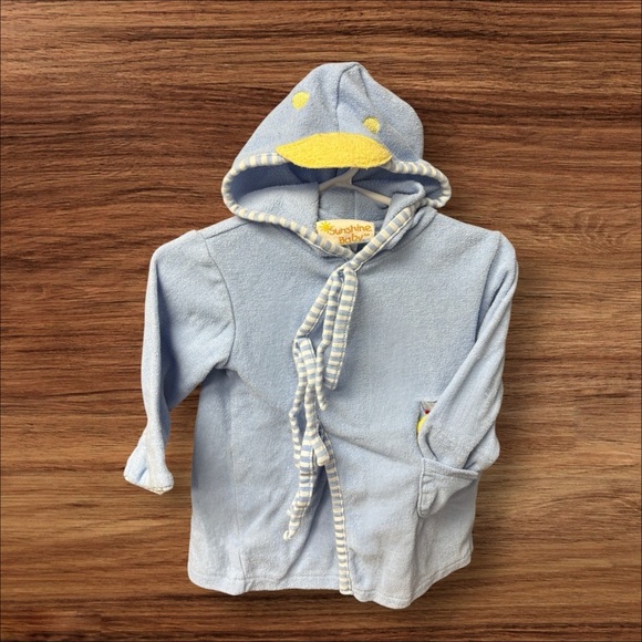 Sunshine Baby OS Blue Hooded Snap RobewDuck Design. GUC. Ofrs wlcm. 15%offw2+bdl - Picture 3 of 10